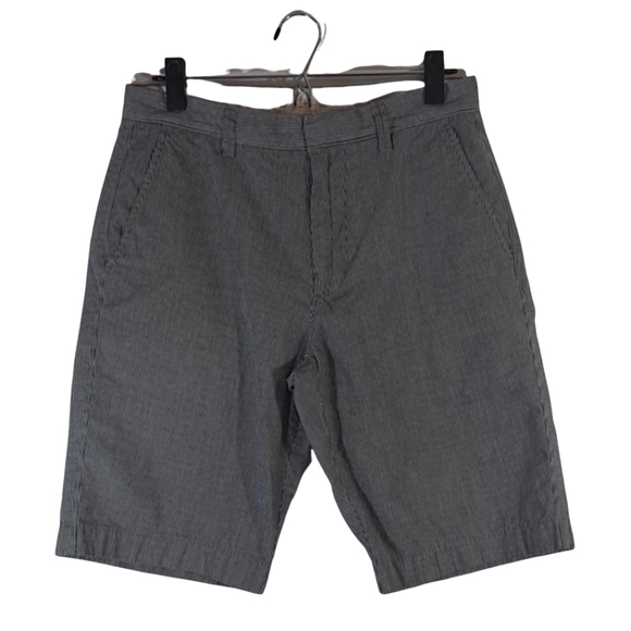 J. Crew Factory Other - SOLD J. Crew Factory Blue Off White Stripe Flat Front Shorts Men's Size 30